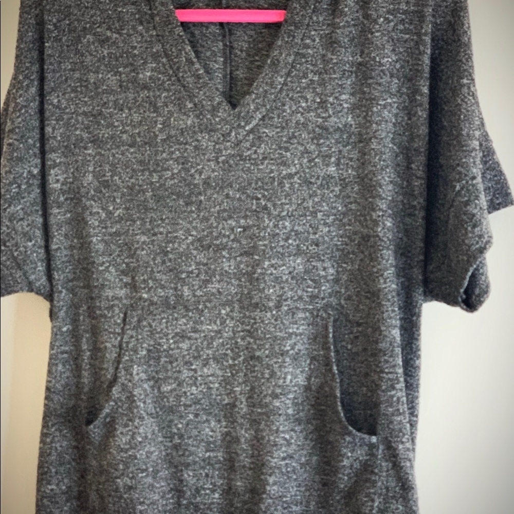 Lightweight sweater with hoodie